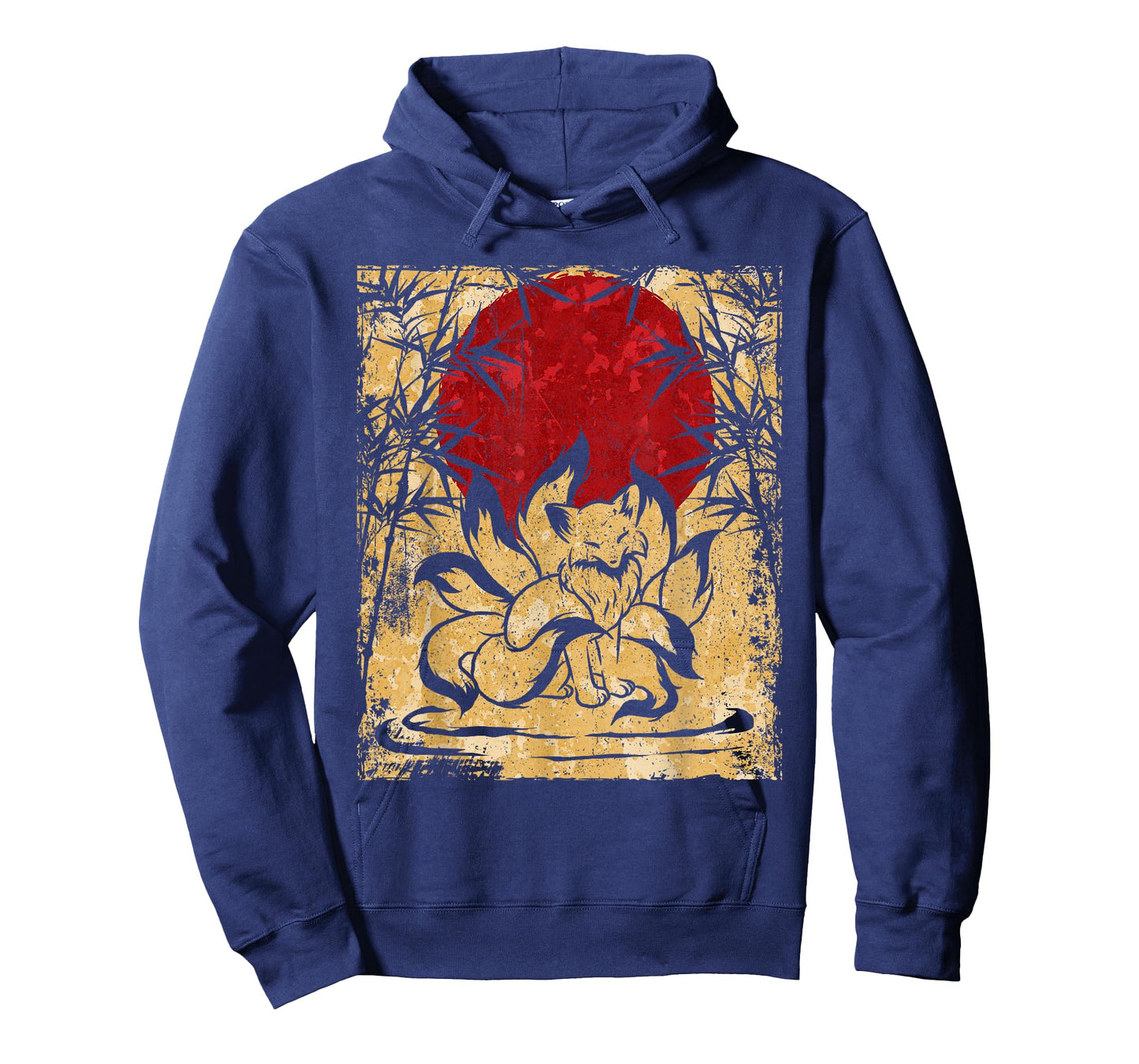 Nine-tailed fox Japanese retro art T-Shirt