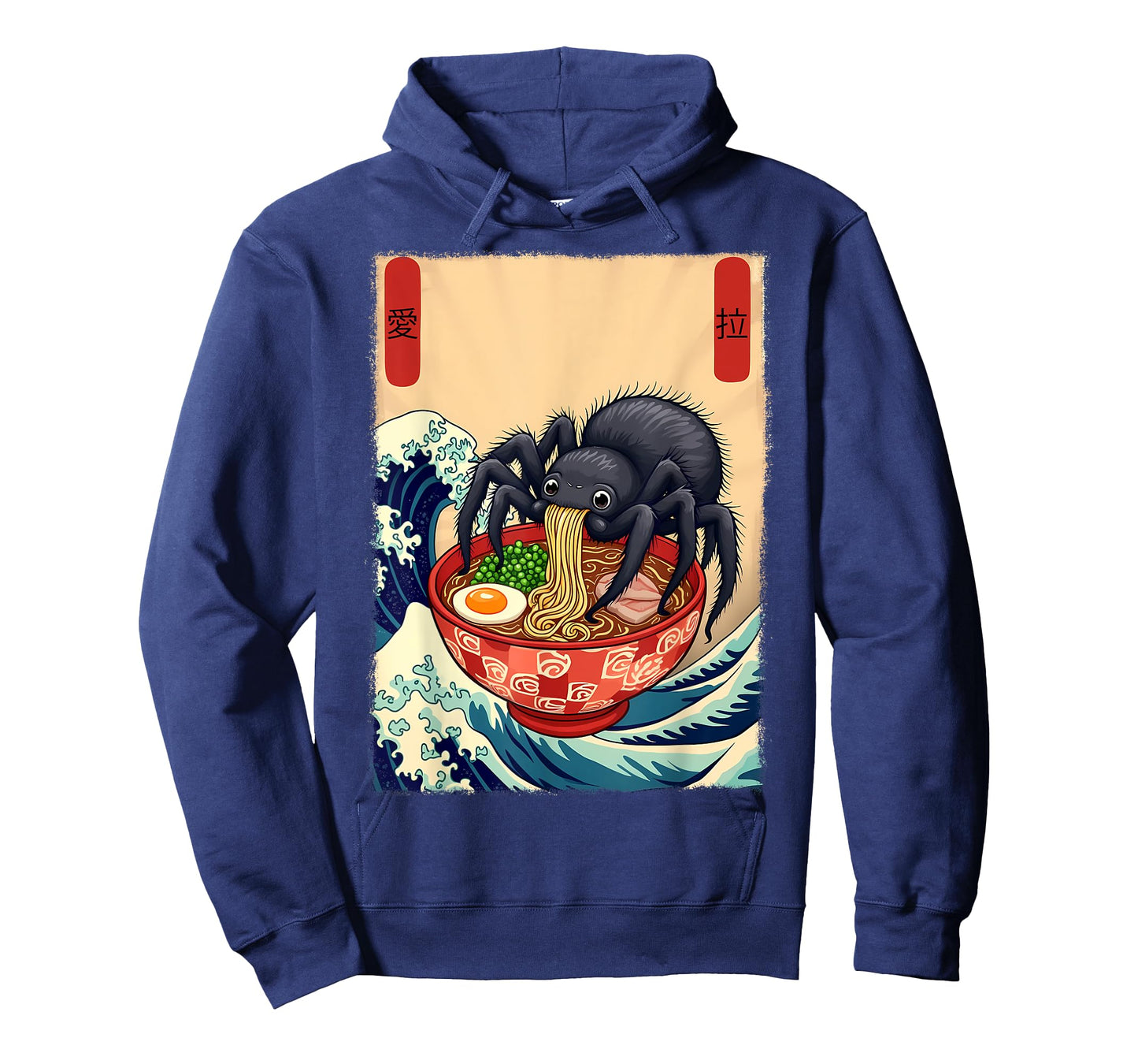 Tarantula Ramen Japanese Art Great Wave Kanagawa Fun Spider T-Shirt