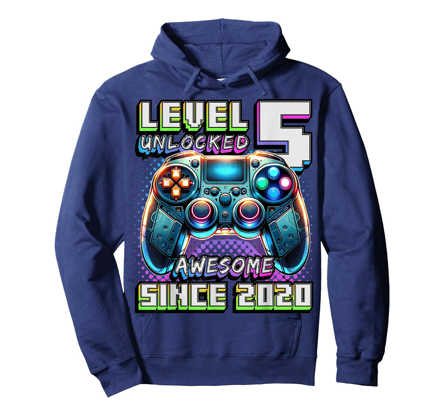 5th Birthday Boy Level 5 Gamer 5 Year Video Game Party T-Shirt