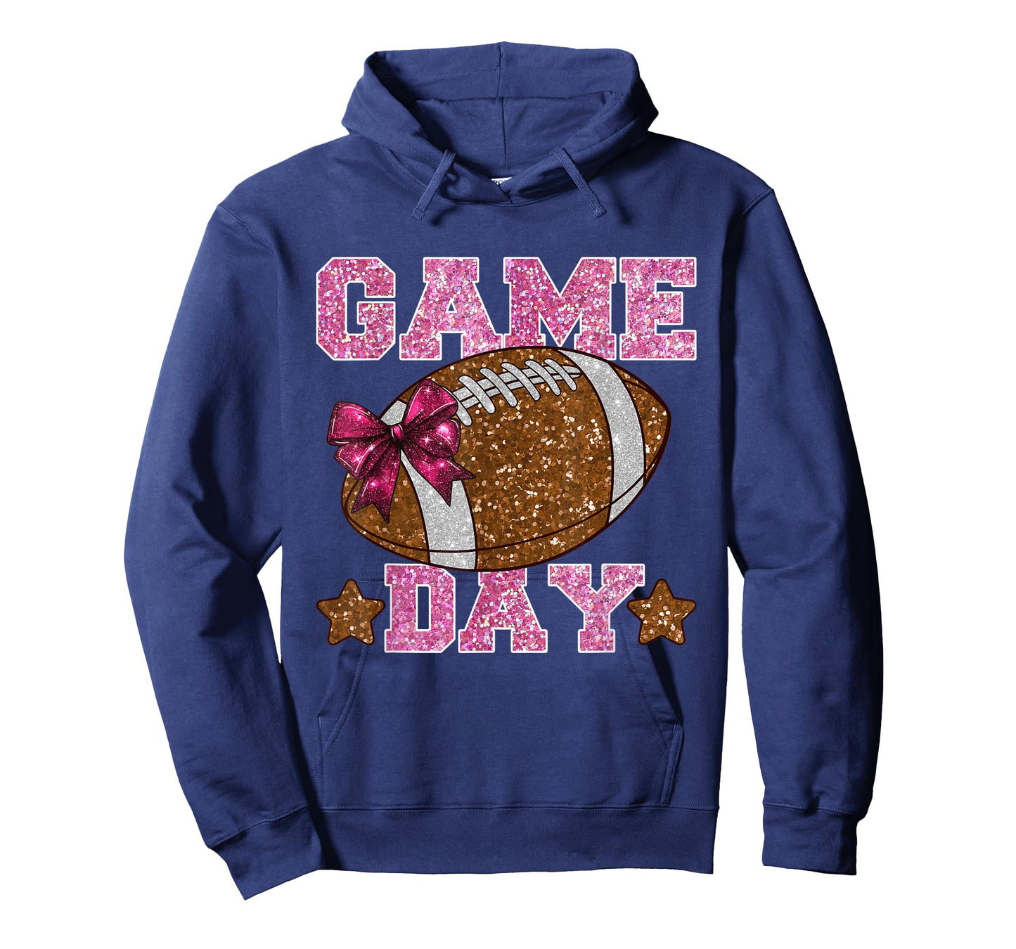 Game Day Football Season Football Mama Girl Touchdown Season T-Shirt