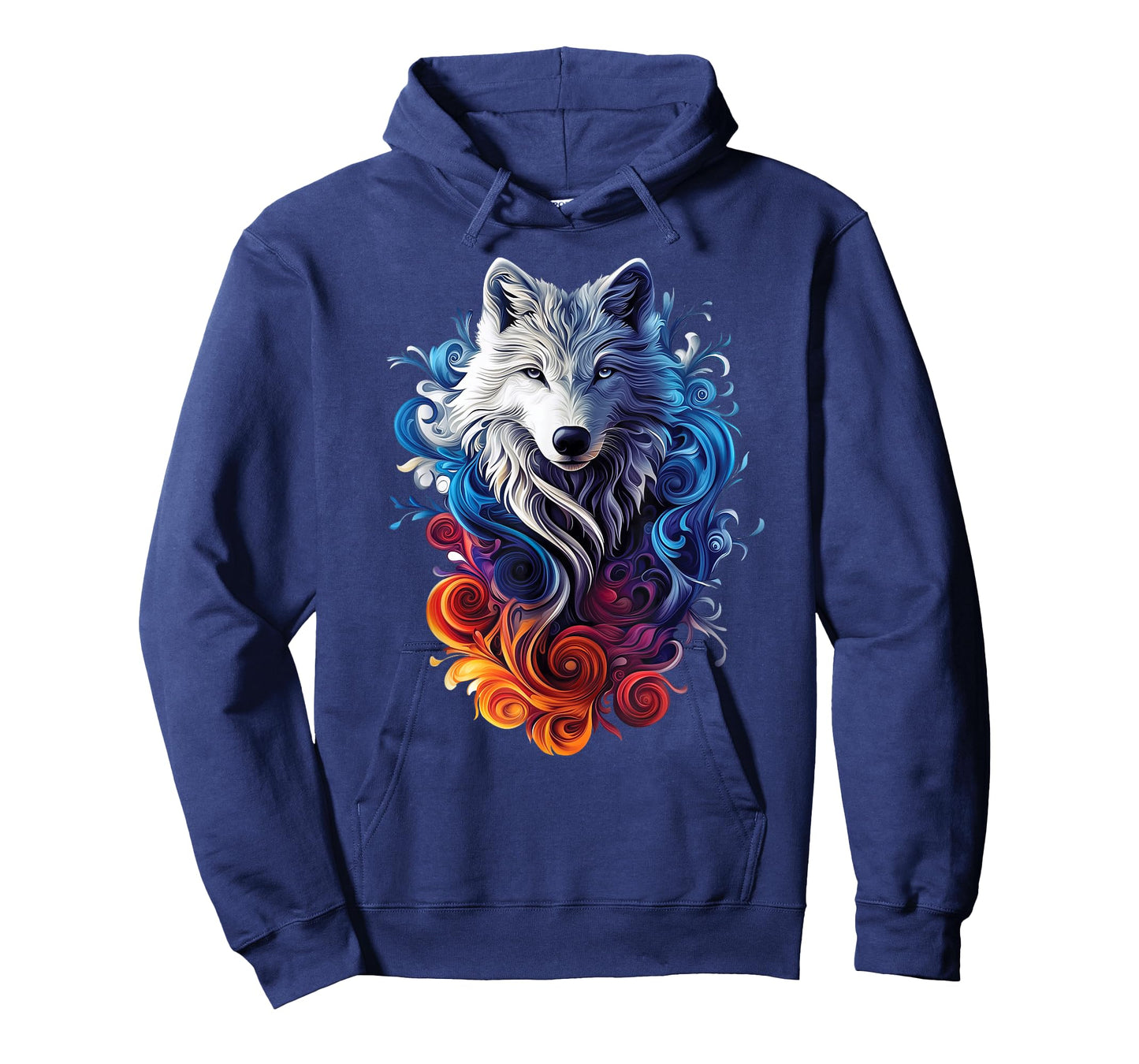 White Polar Wolf Wildlife Nature Colorful Polar Wolf T-Shirt