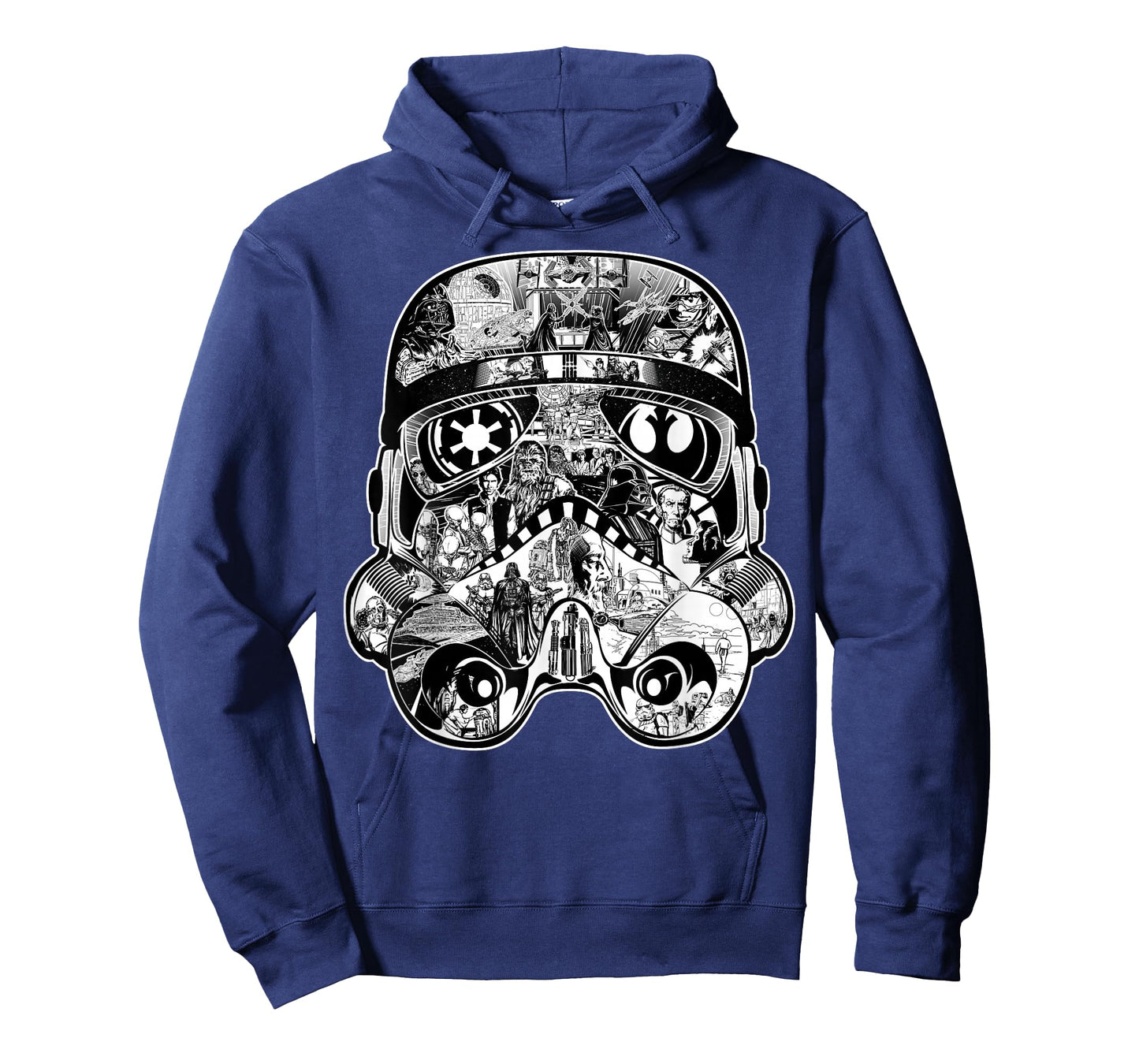 Star Wars Stormtrooper Helmet Comic Collage Graphic T-Shirt