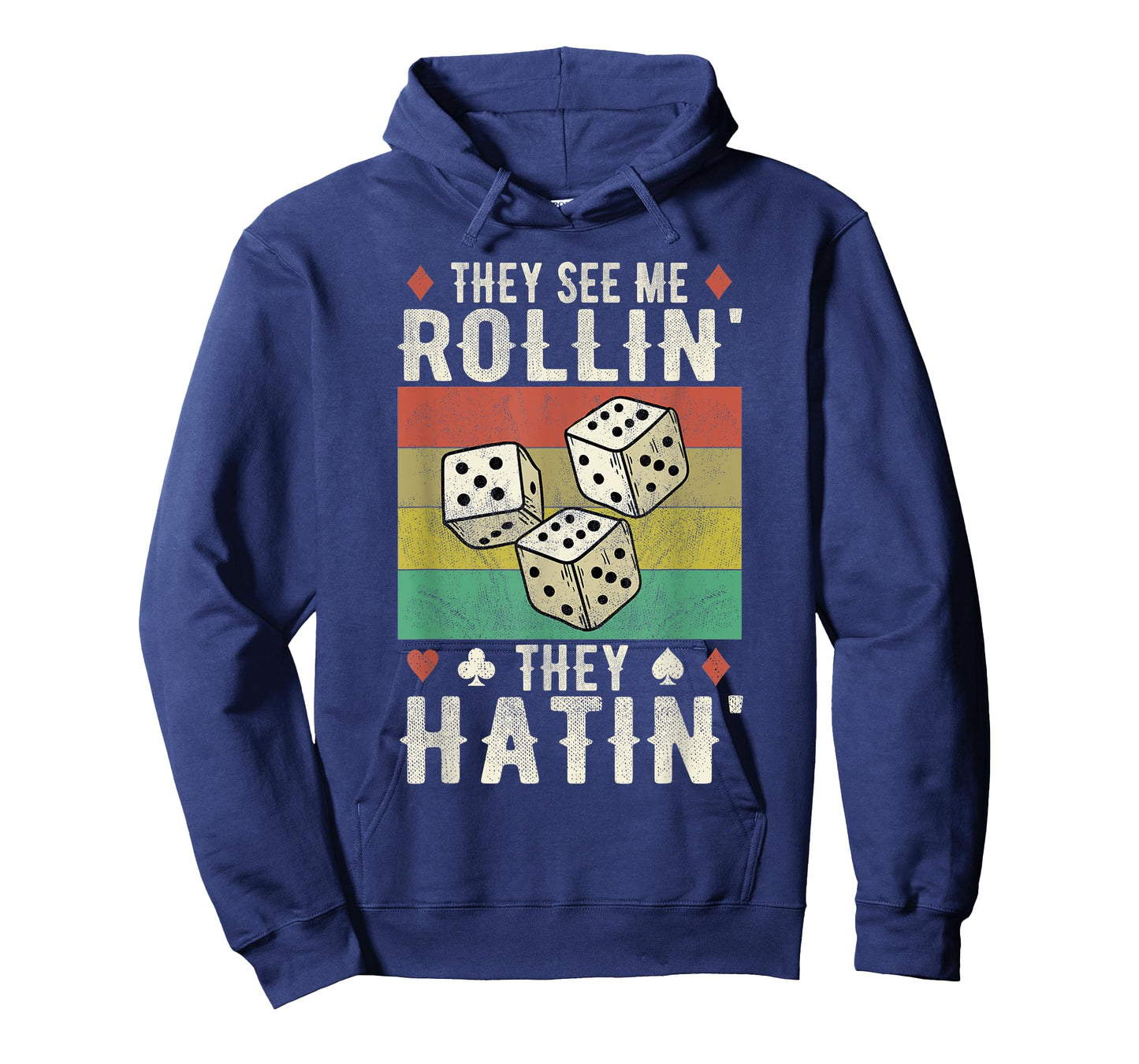 They See Me Rollin' They Hatin' Vintage Dice T-Shirt