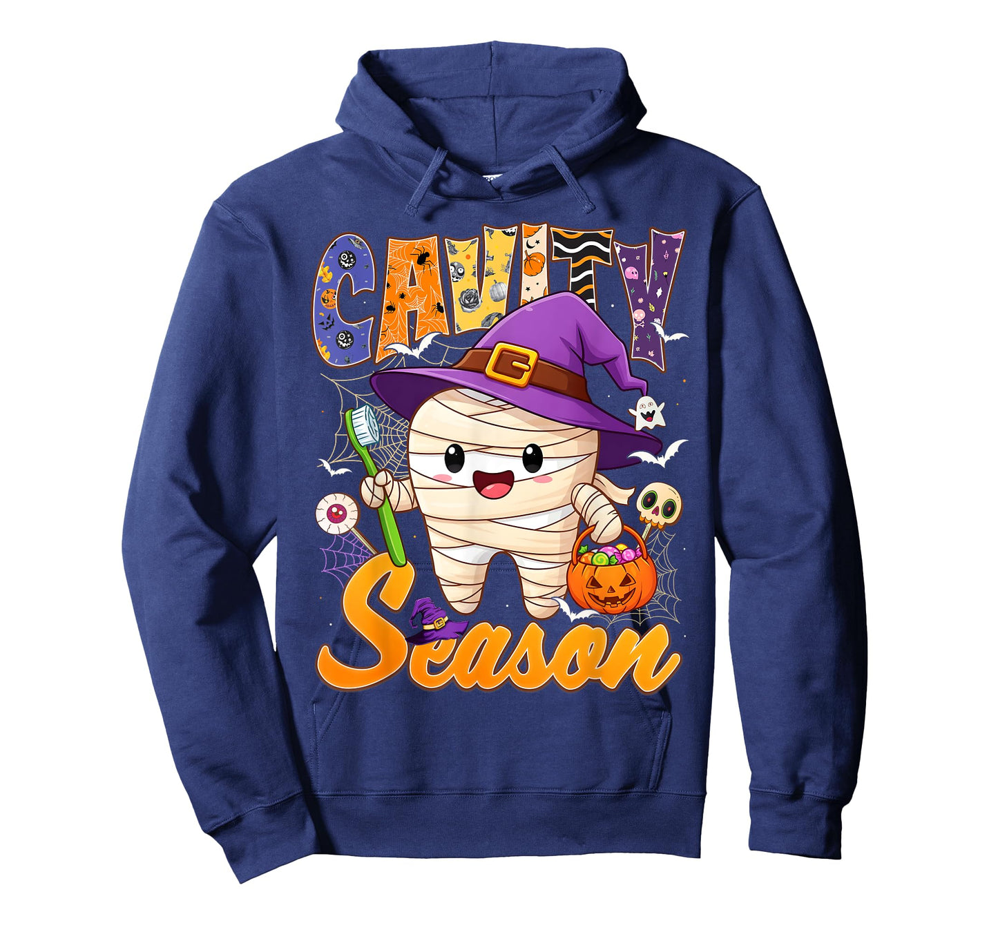 Dentist Cavity Season Dental Women Men Halloween T-Shirt