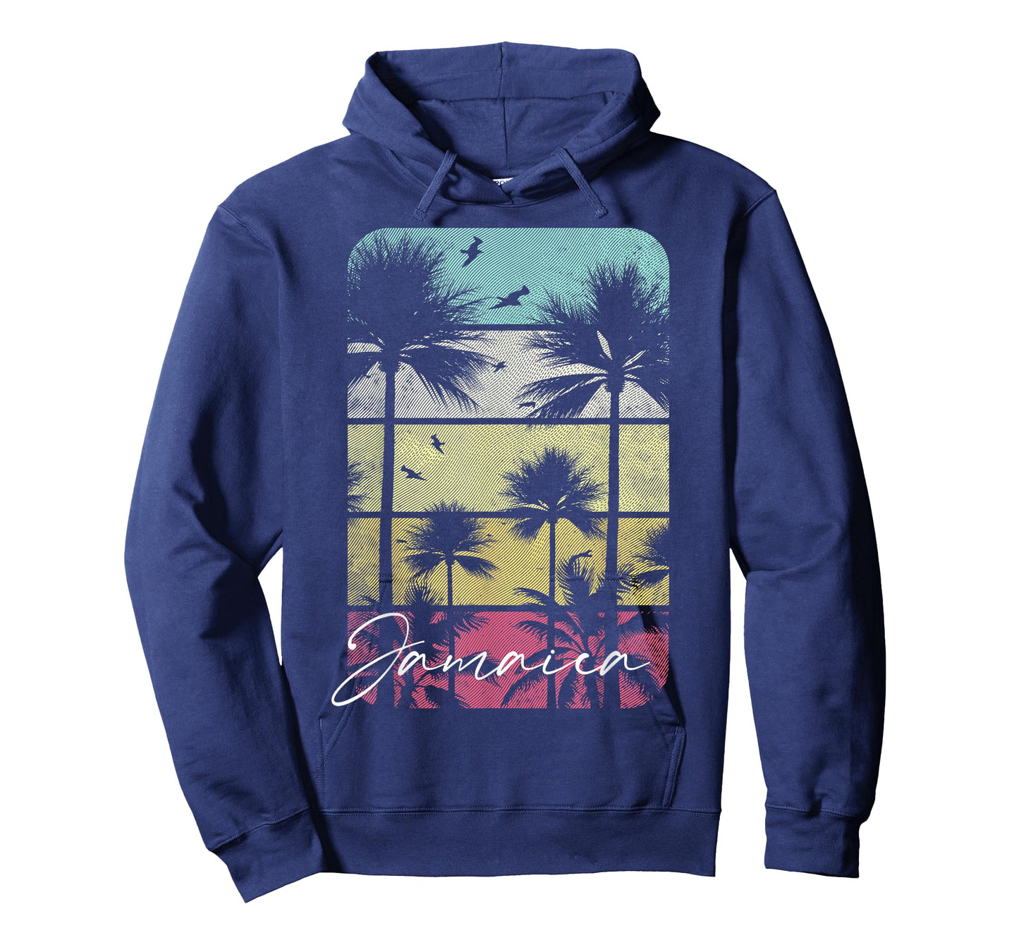 Jamaica Retro Vintage Beach Surf Surfing Cruise Sunset T-Shirt for Men Women Kids