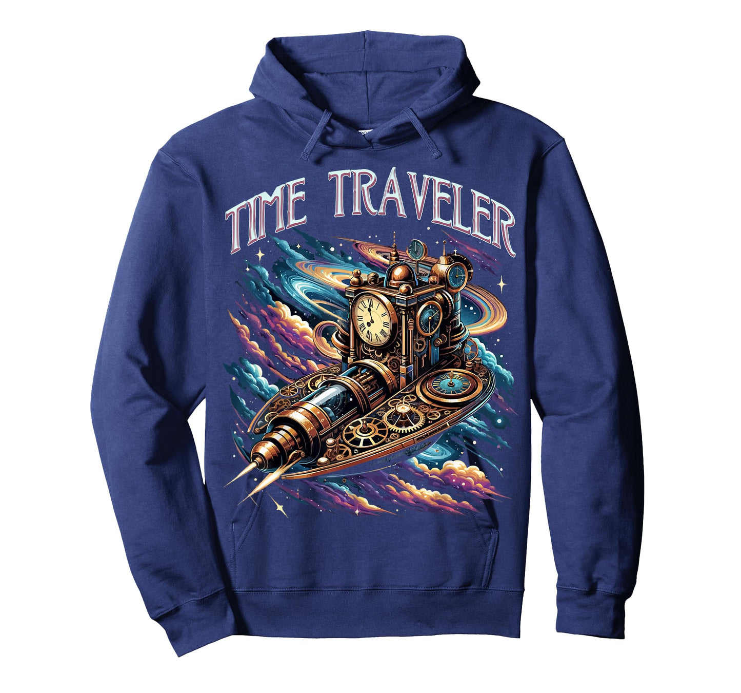 Time Travel Ship Funny Time Traveler Future Space Travel T-Shirt