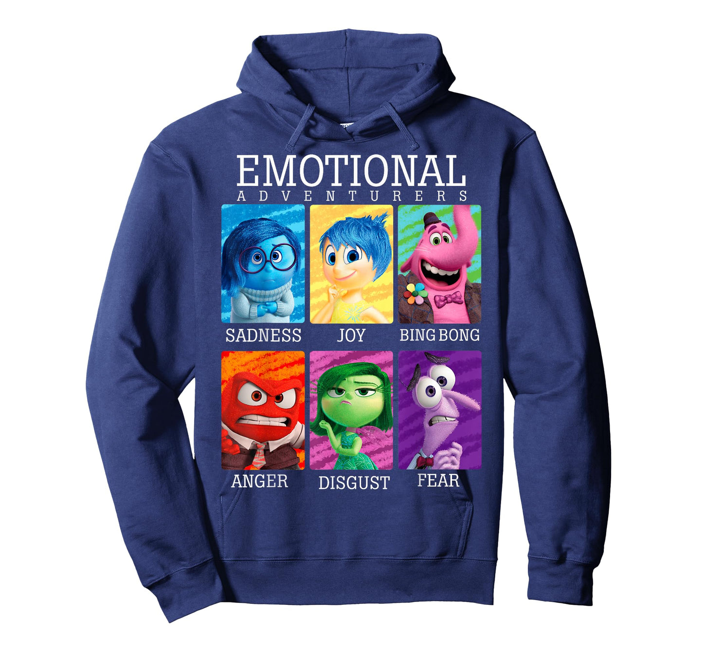 Disney Pixar Inside Out Emotions Yearbook Group T-Shirt T-Shirt Small