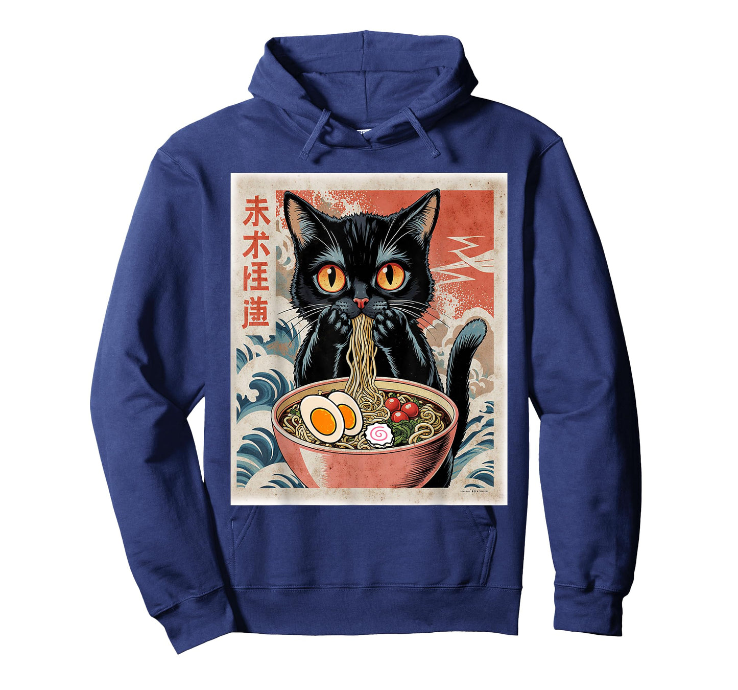 Funny Anime Cat Ramen Japanese Funny Graphic Tees Kawaii Ca T-Shirt