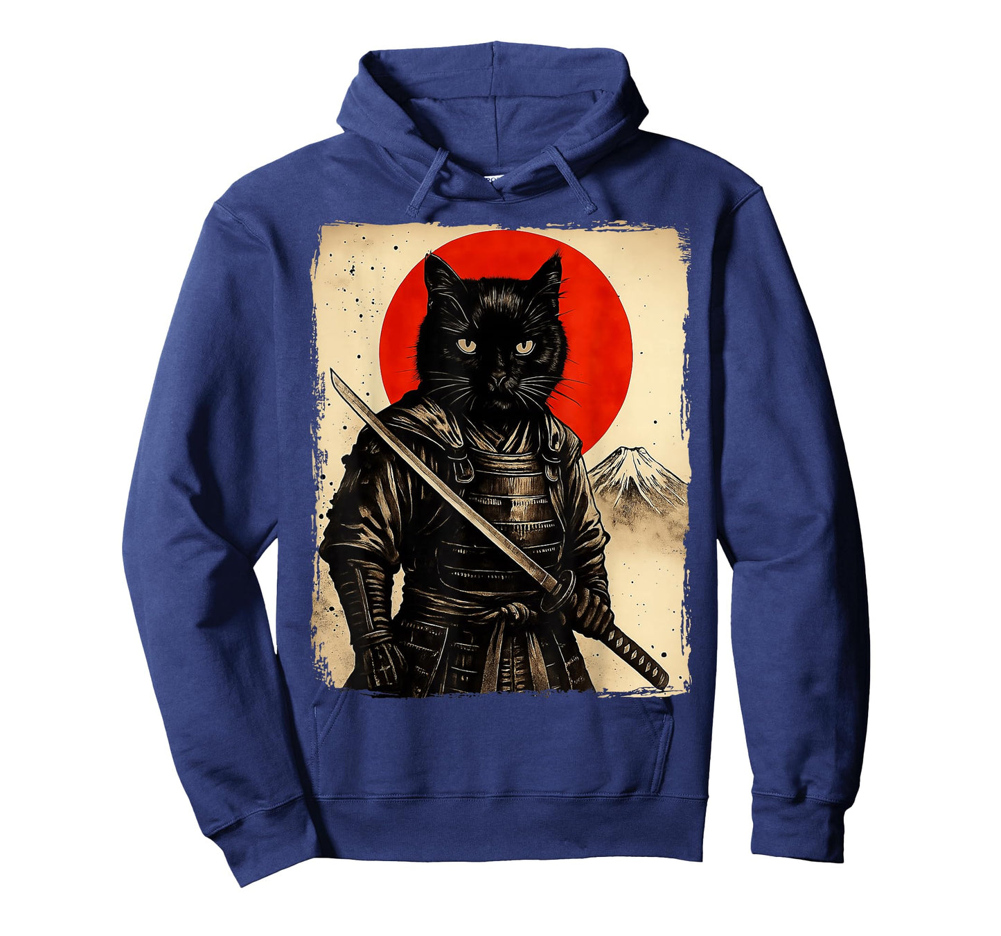 Cat Samurai Japanese Sword Anime Cat T-Shirt