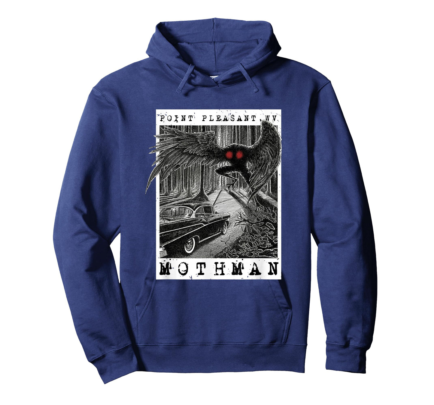 Mothman Encounter - 1966 Point Pleasant Original Cryptid Art T-Shirt