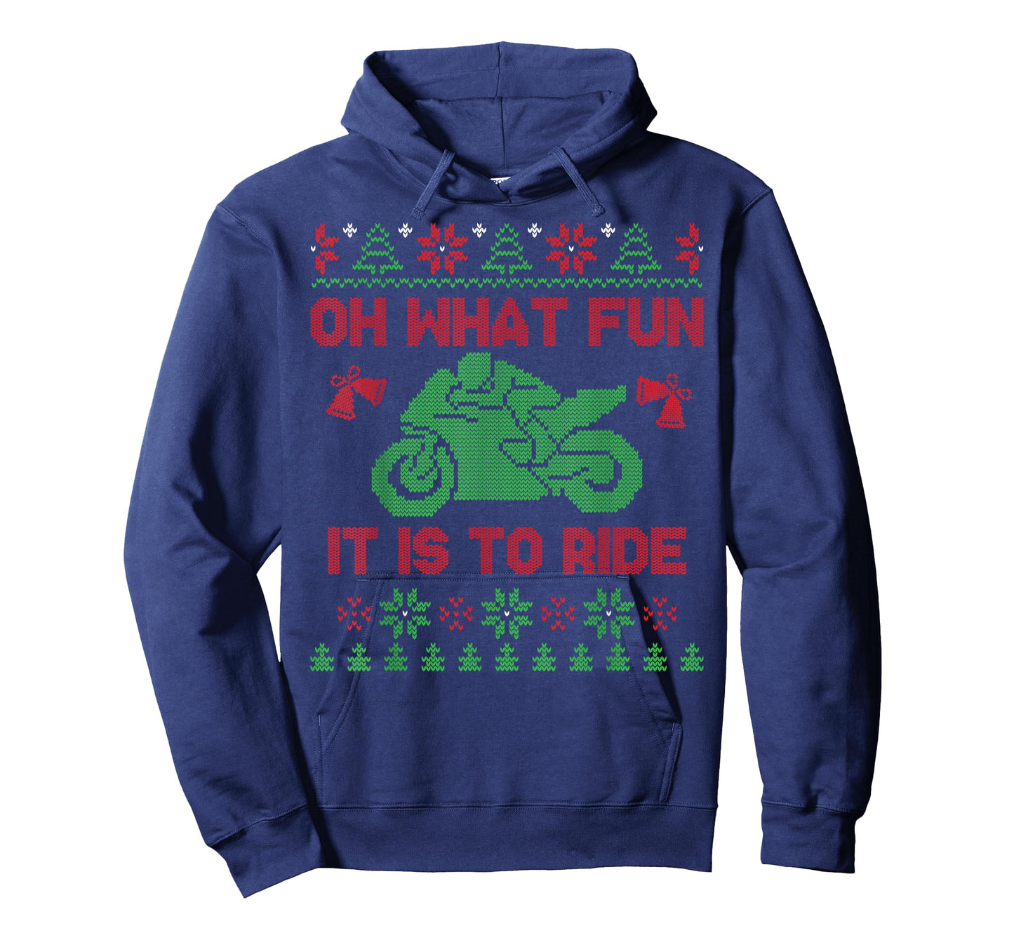 Oh What Fun It Is To Ride Xmas Ugly Motocross Christmas T-Shirt