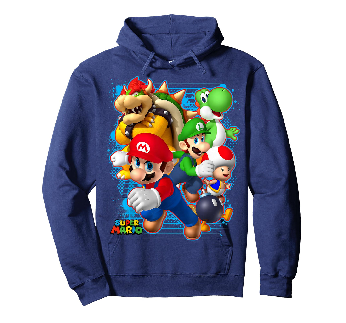 Nintendo Super Mario Luigi Bowser Spray Paint T-Shirt