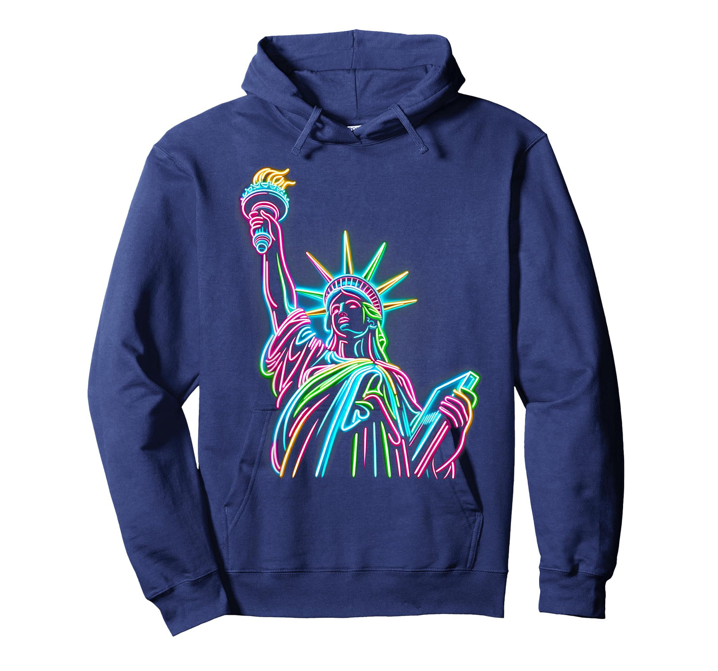 Vivid Statue of Liberty Tee - Colorful Icon T-Shirt