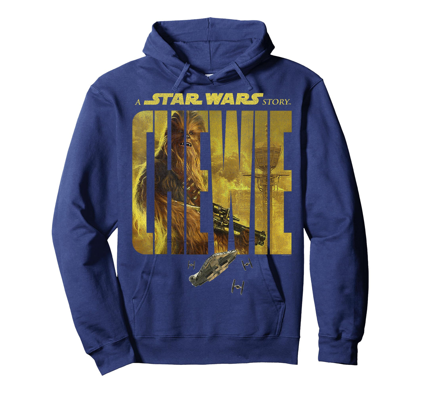 Star Wars Han Solo Story Chewie Logo Silhouette Fill T-Shirt