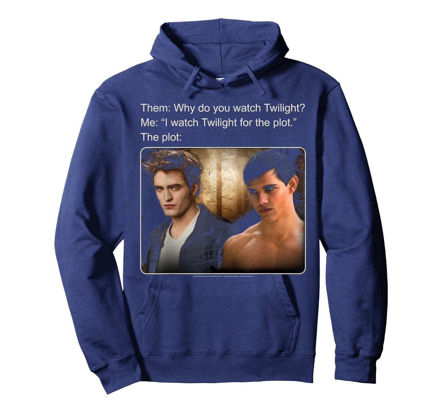 Twilight Saga I Watch Twilight for The Plot Meme Movie T-Shirt