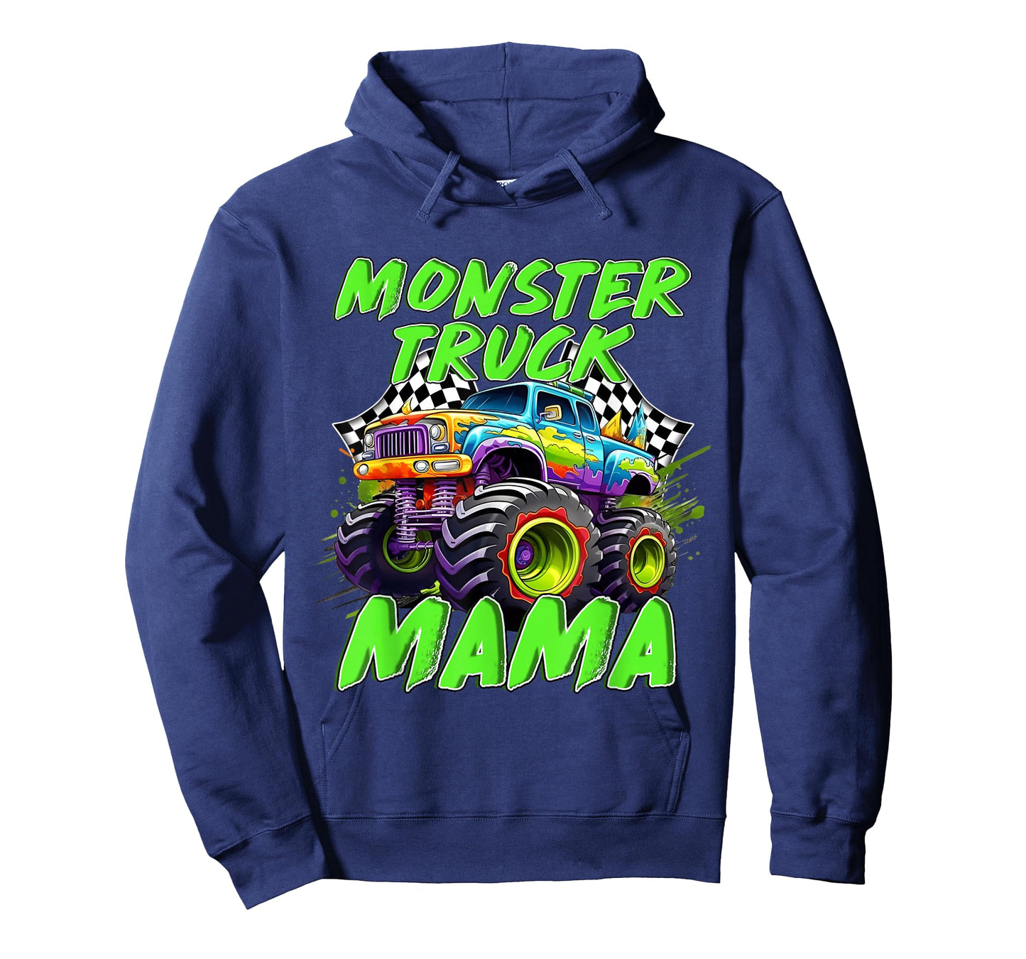 Monster Truck Mama Family Birthday Party Mother's Day T-Shirt