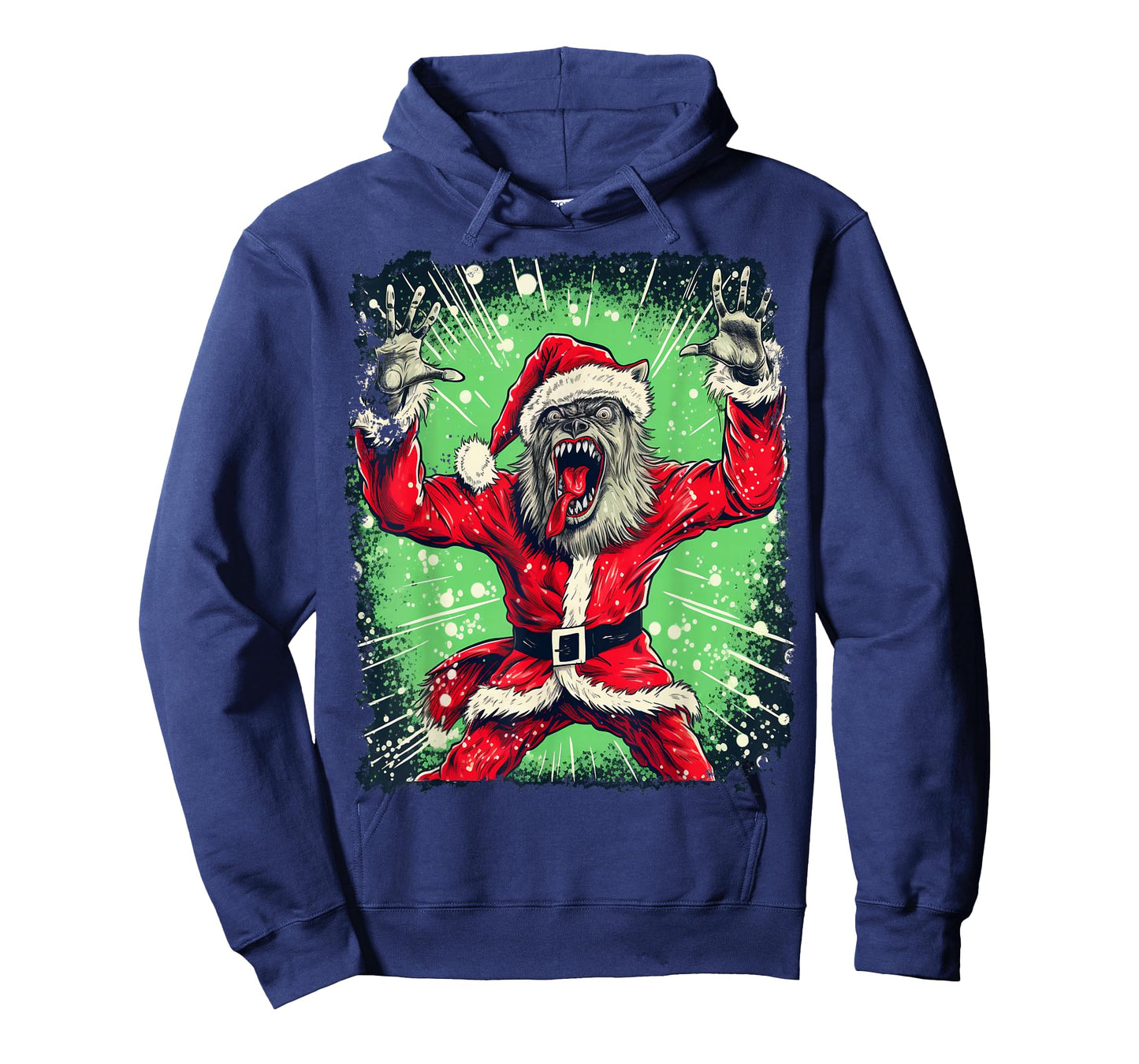 Werewolf Scary Christmas T-Shirt