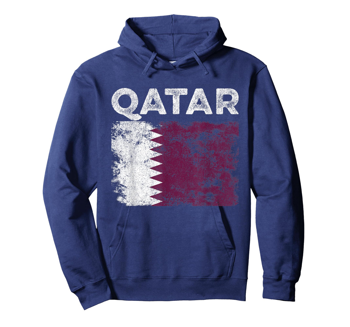Qatar Flag Distressed - Men Women Kids - Qatari Flag T-Shirt