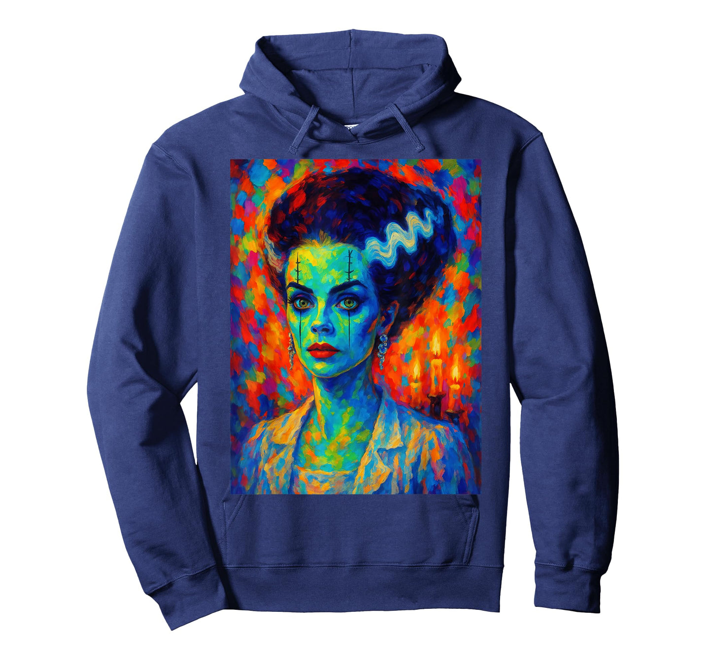 Frankenstein Monster and Bride Halloween Matching Couple T-Shirt