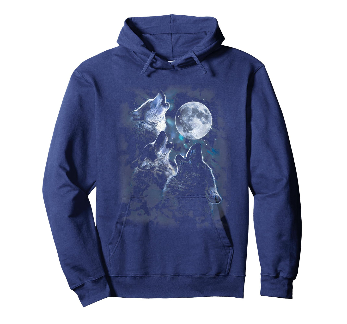 Wolf Howling at The Moon Wildlife Wolves Lovers Men T-Shirt