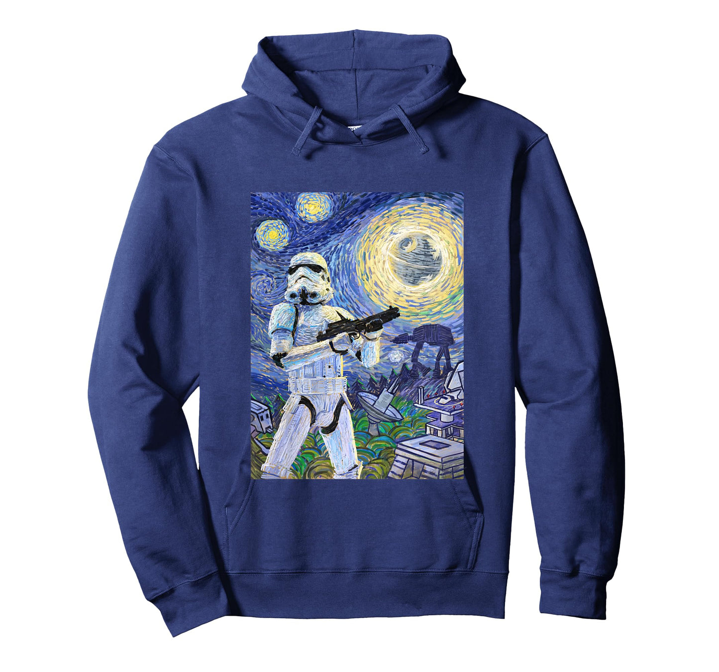 Kids Star Wars Classic Stormtrooper Van Gogh Starry Night Print T-Shirt