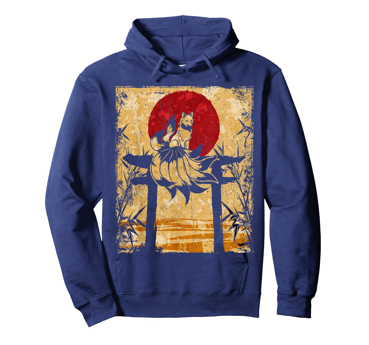 Nine-tailed fox Japanese retro art T-Shirt