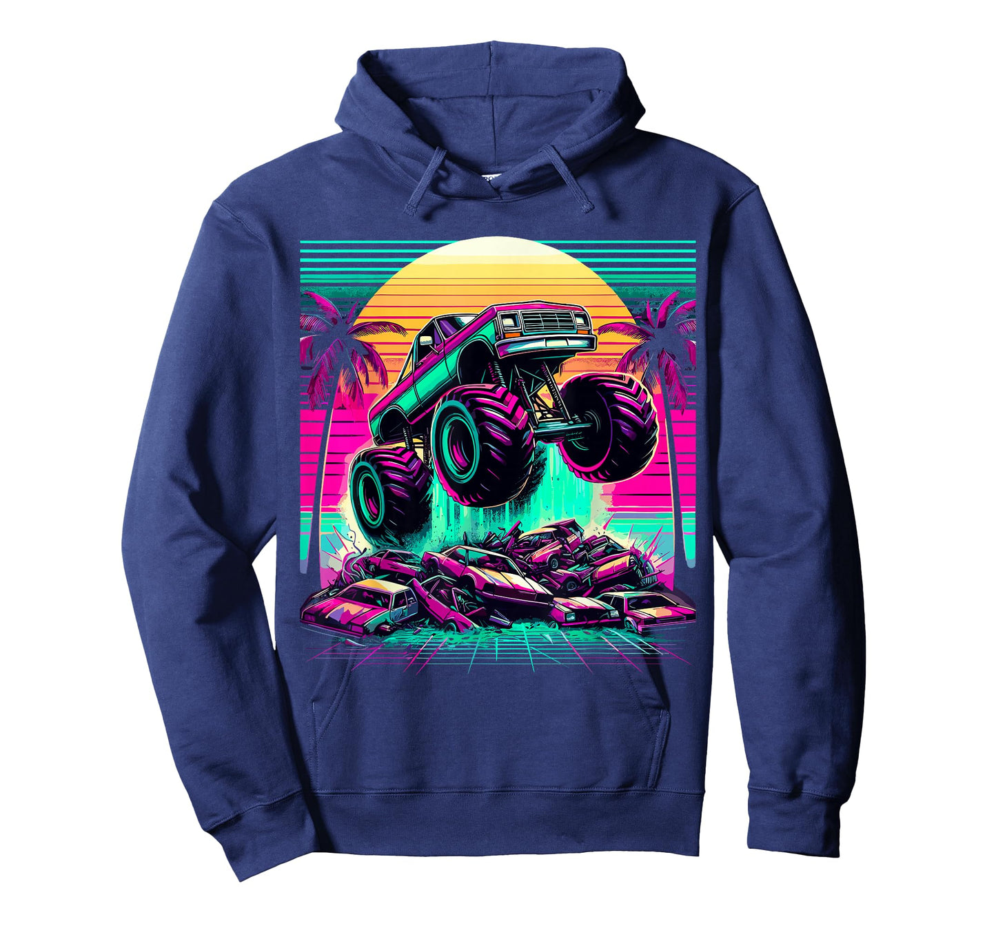 Monster Truck Retro T-Shirt