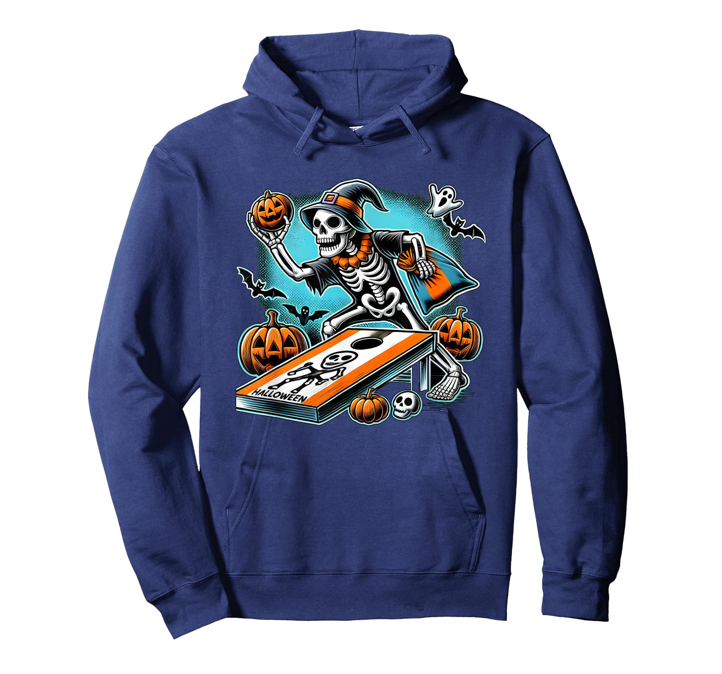 Halloween Skeleton Cornhole T-Shirt