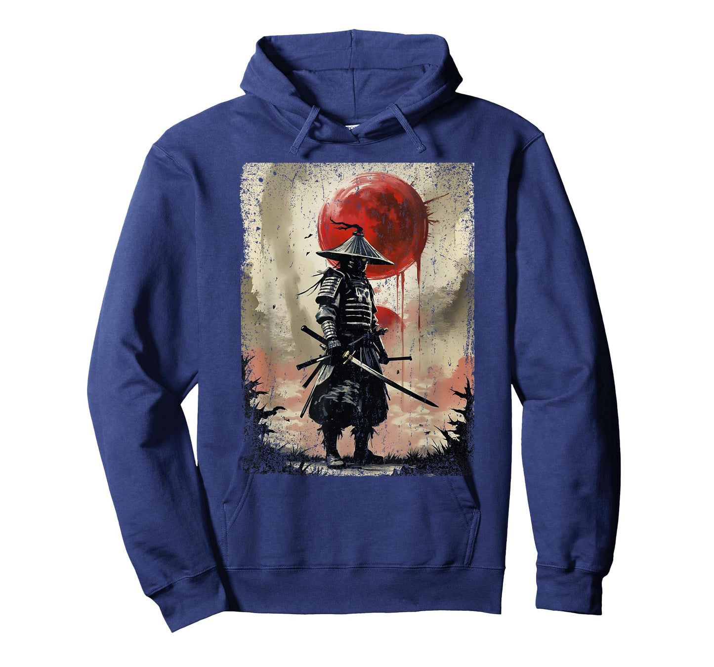 Japanese Art Samurai Vintage Fighter Retro T-Shirt