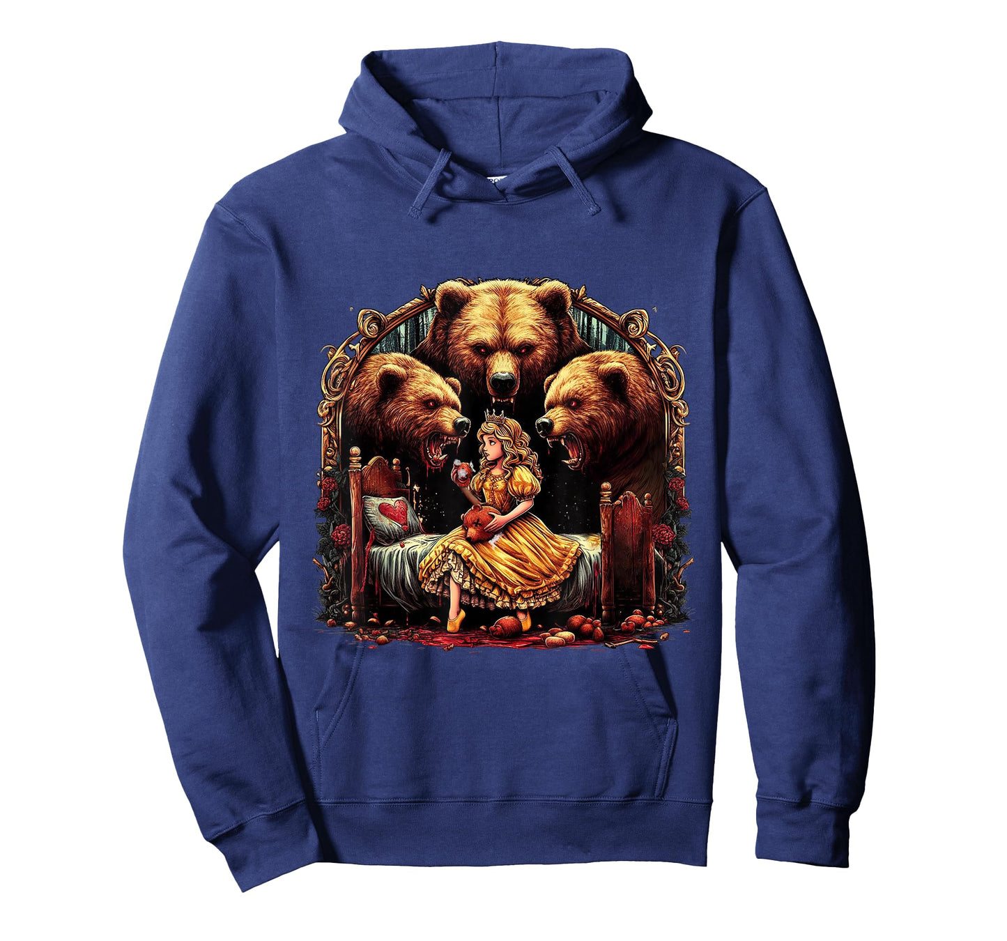 Goldilocks and the Three Bears, Horror Fans Design T-Shirt