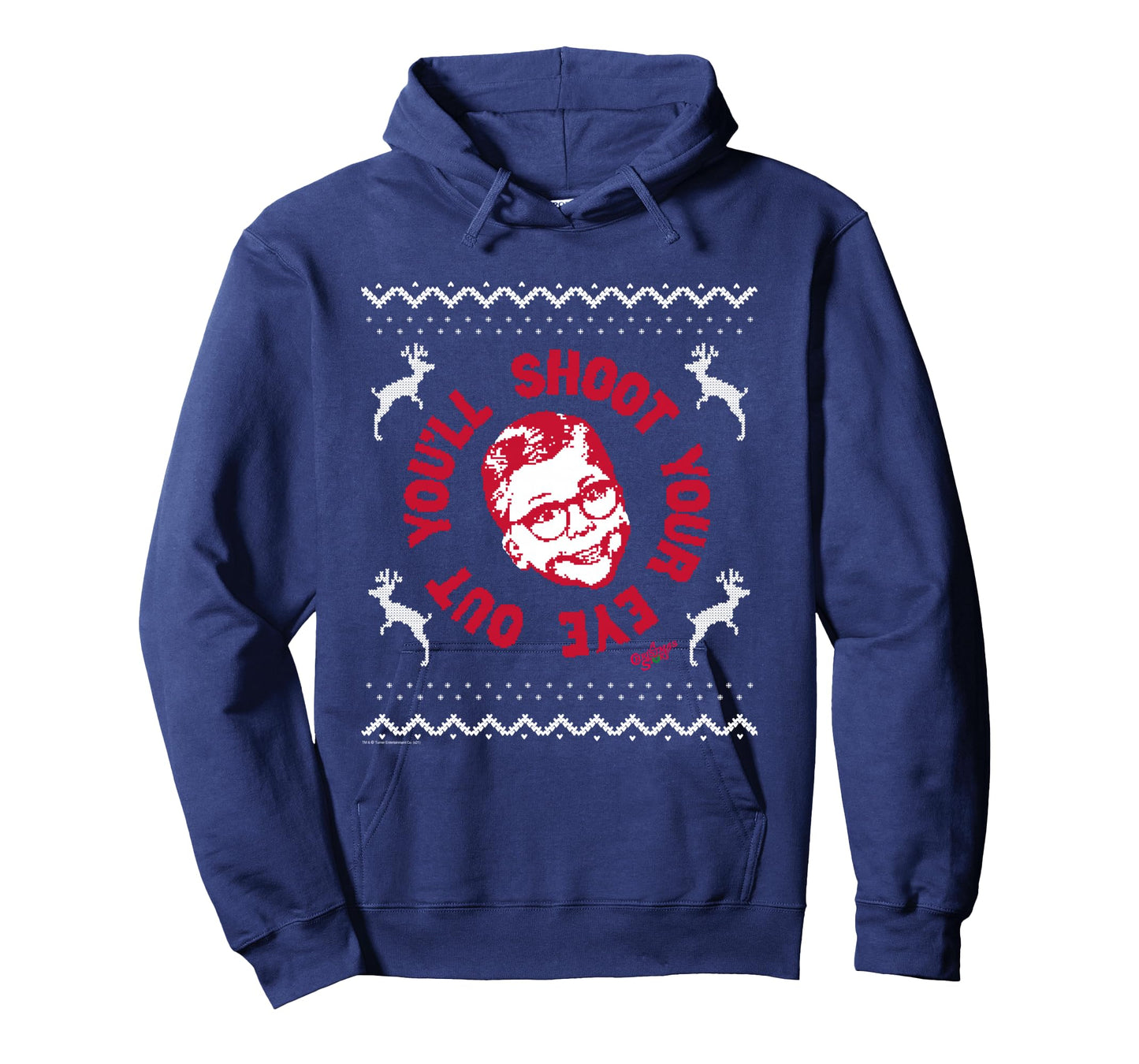 A Christmas Story Sweater Print You'll Shoot Your Eye Out Long Sleeve T-Shirt