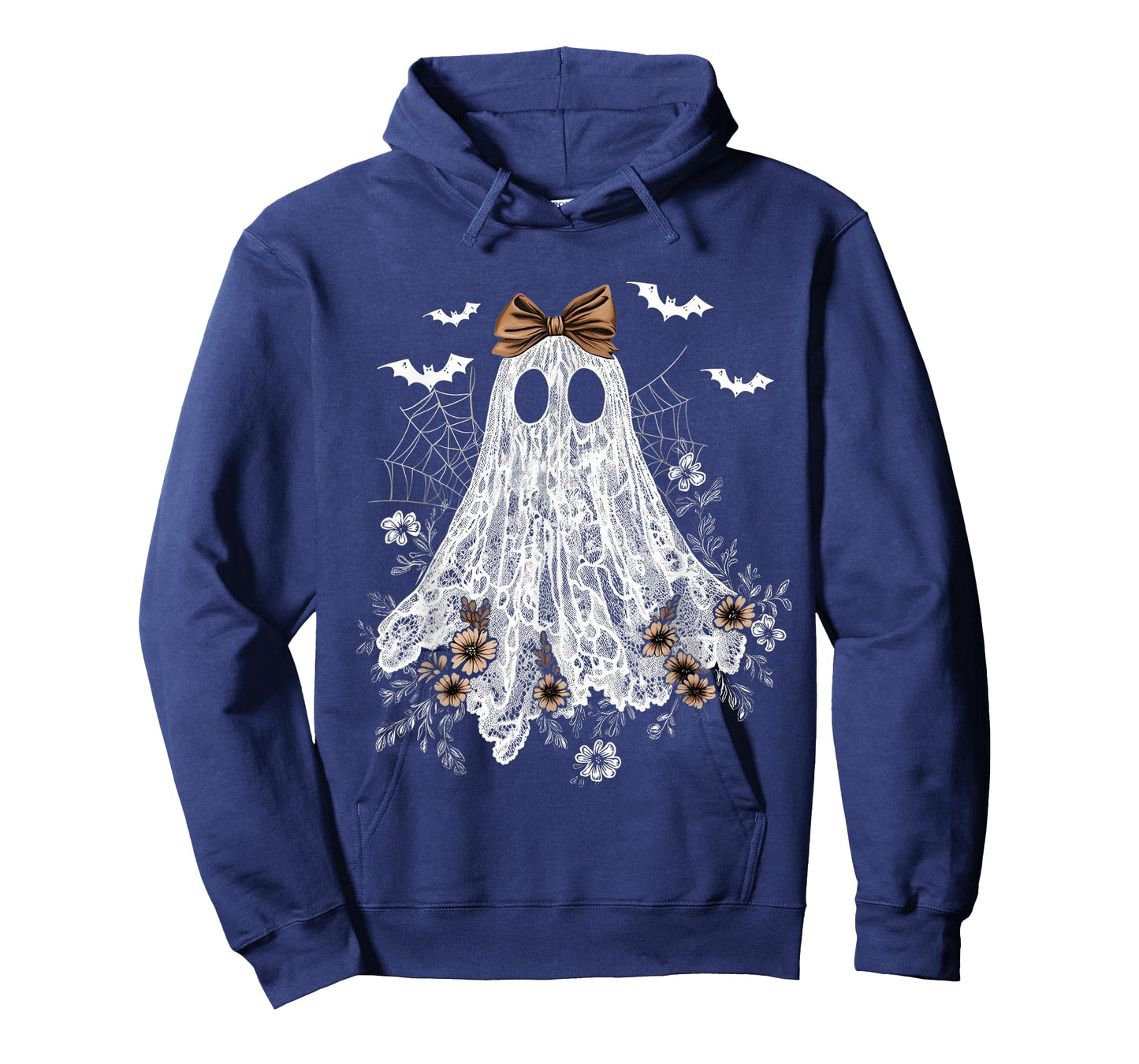 Halloween Shirt Floral Ghost Halloween Costume Girls Women T-Shirt