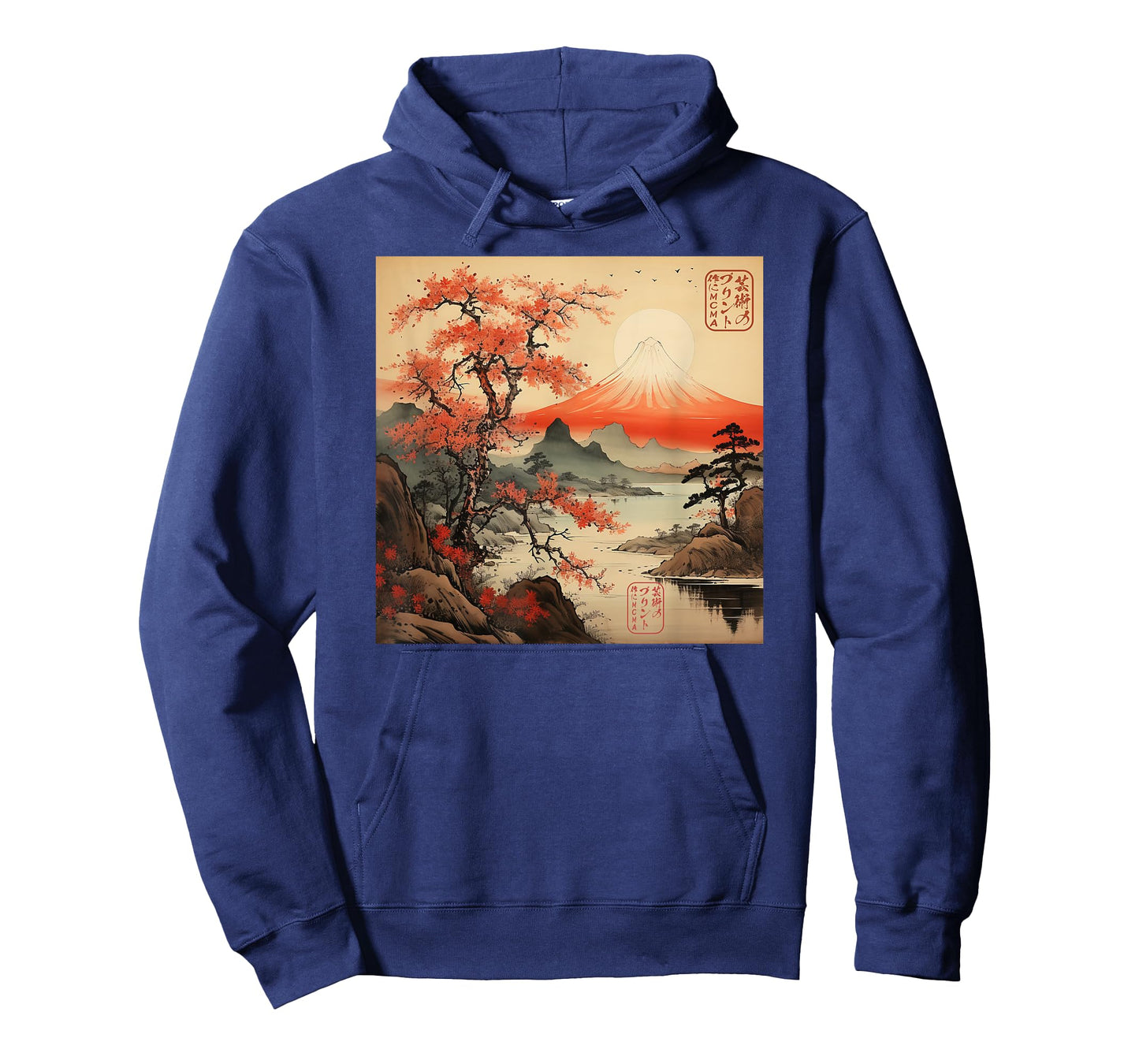 Ukiyo-e Sakura Mountain Japanese T-Shirt