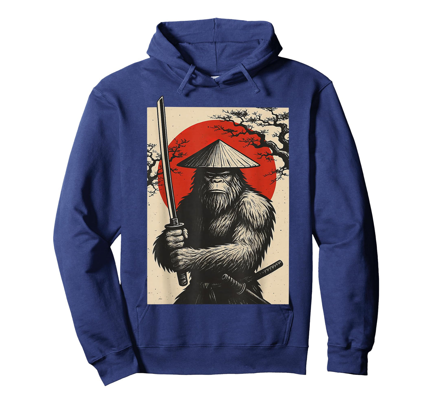 Bigfoot Samurai Japanese Sword Sasquatch T-Shirt