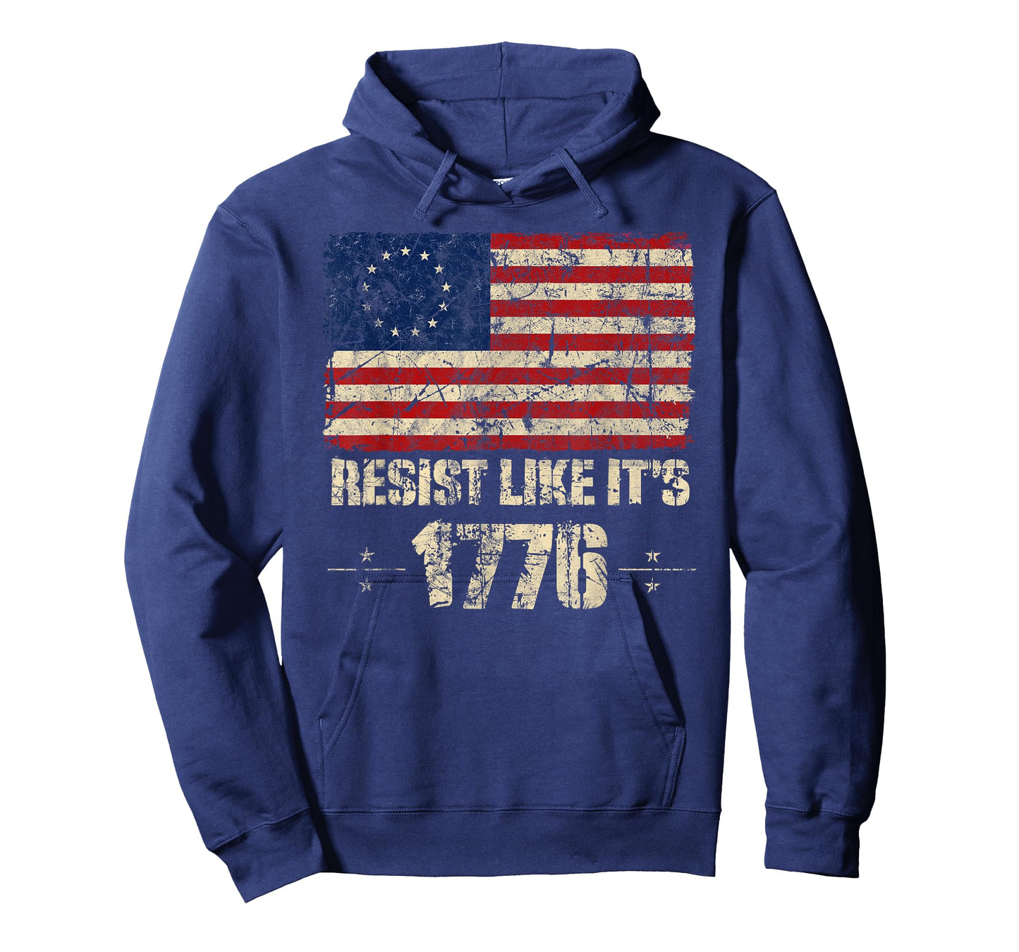 Resist Like It's 1776 American Patriot Conservative Flag T-Shirt
