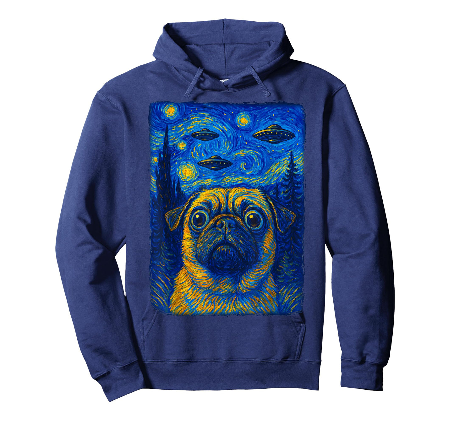 Pug UFO Selfie T-Shirt