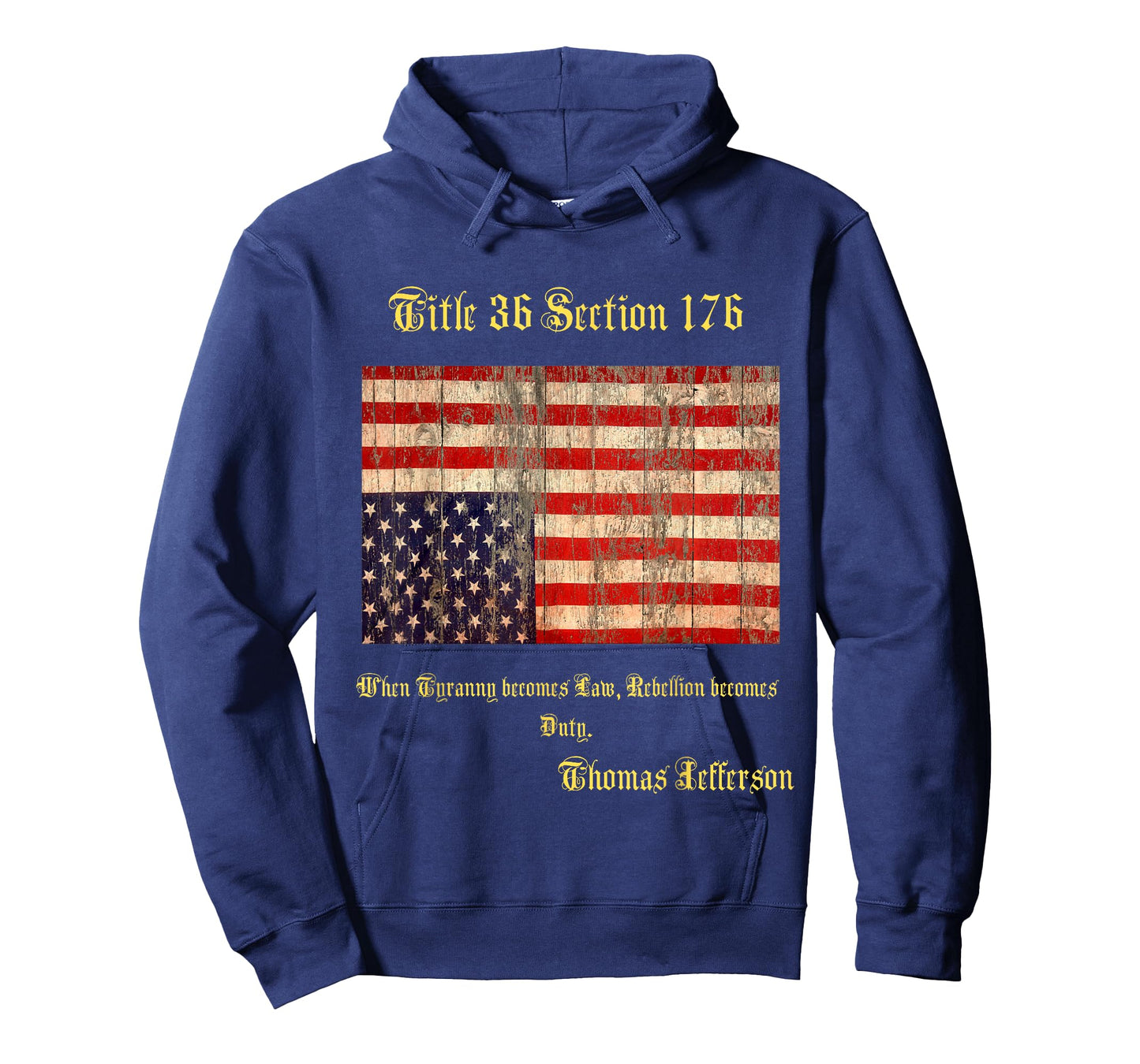Vintage Upside Down American Flag Distressed Patriot T-Shirt