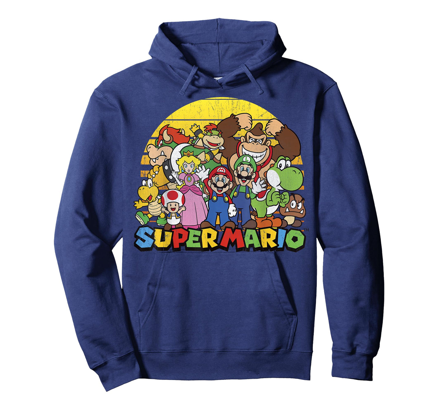 Nintendo Super Mario Group Portrait Vintage T-Shirt