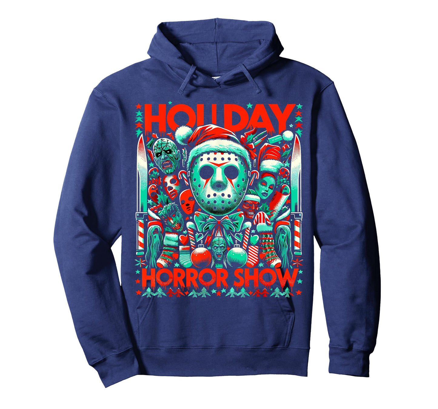 Holiday Horror Show - Slasher and Christmas Fusion T-Shirt