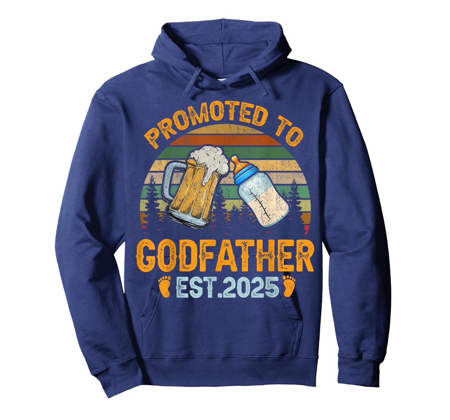 Promoted to Godfather 2025 Funny Shirt for New Godfather T-Shirt