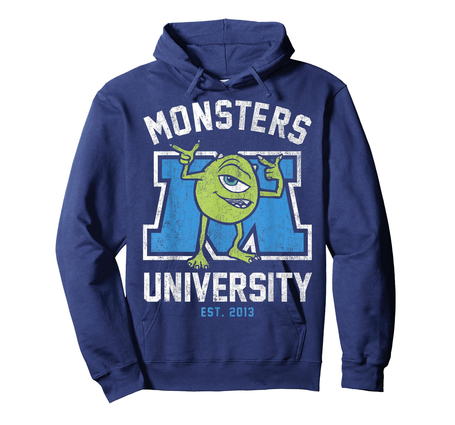 Disney Pixar Monsters University Mike Collegiate Logo T-Shirt