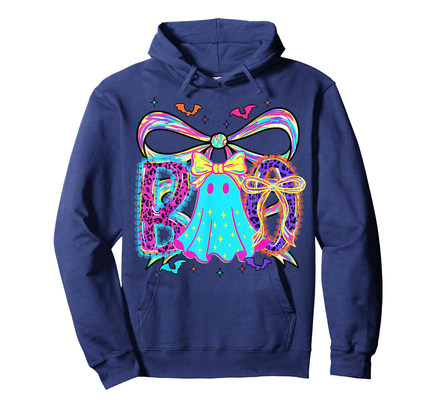 Preppy Boo Halloween Lace Ghost Coquette Bow Spooky Season T-Shirt