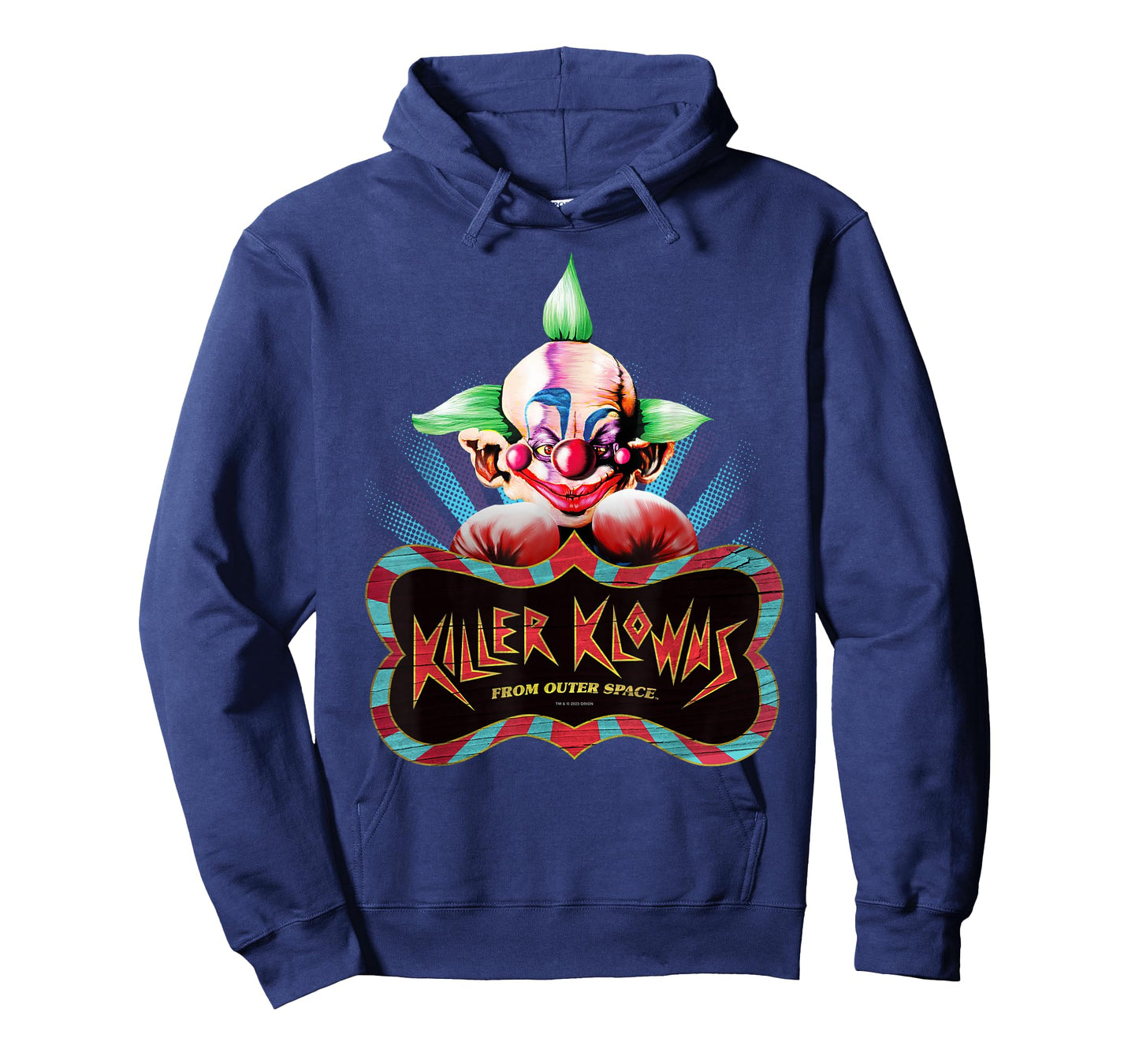 Killer Klowns from Outer Space Shorty Boxing Pose Above Logo T-Shirt