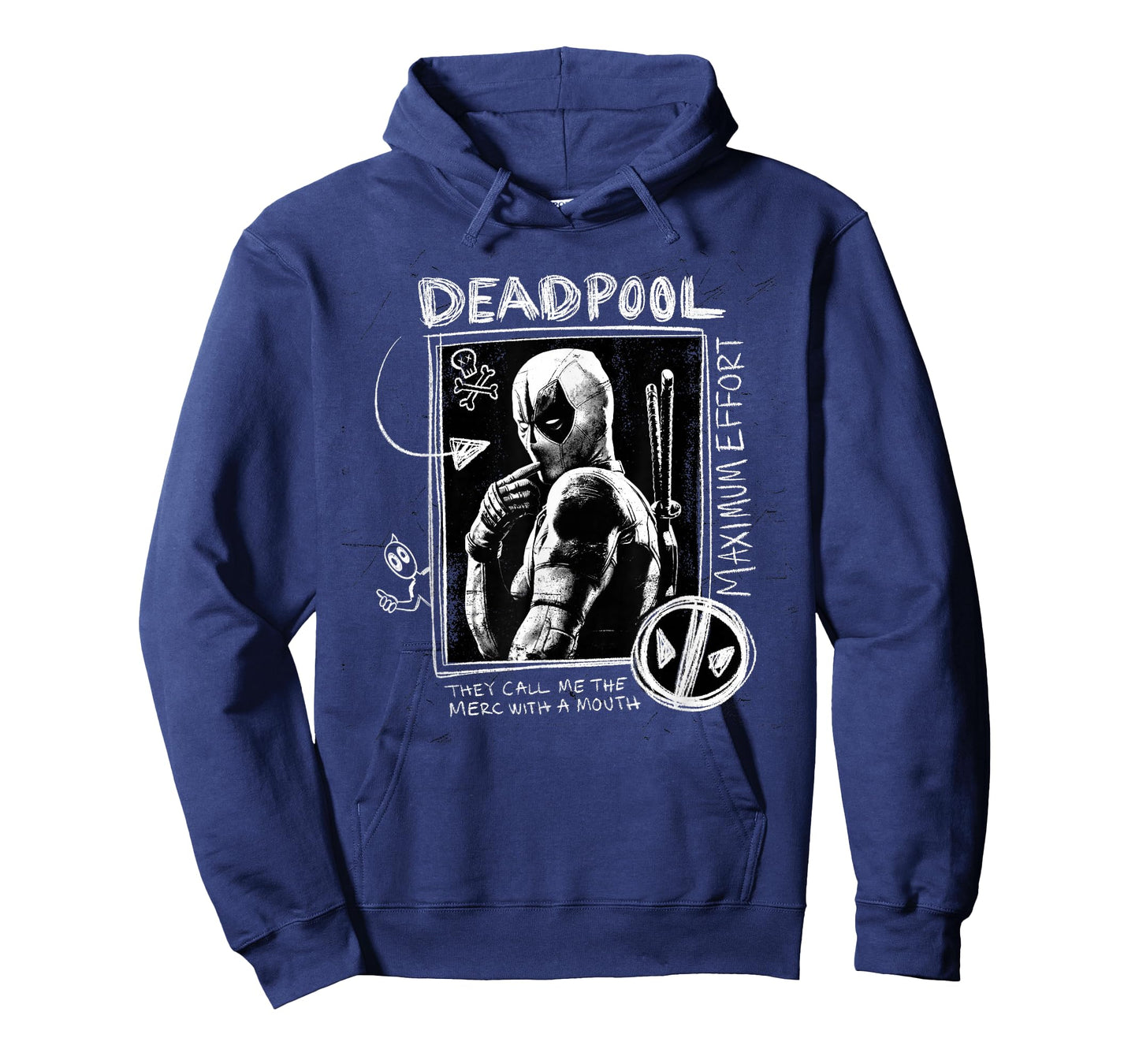 Marvel Studios Deadpool & Wolverine Maximum Effort Chalk Art T-Shirt