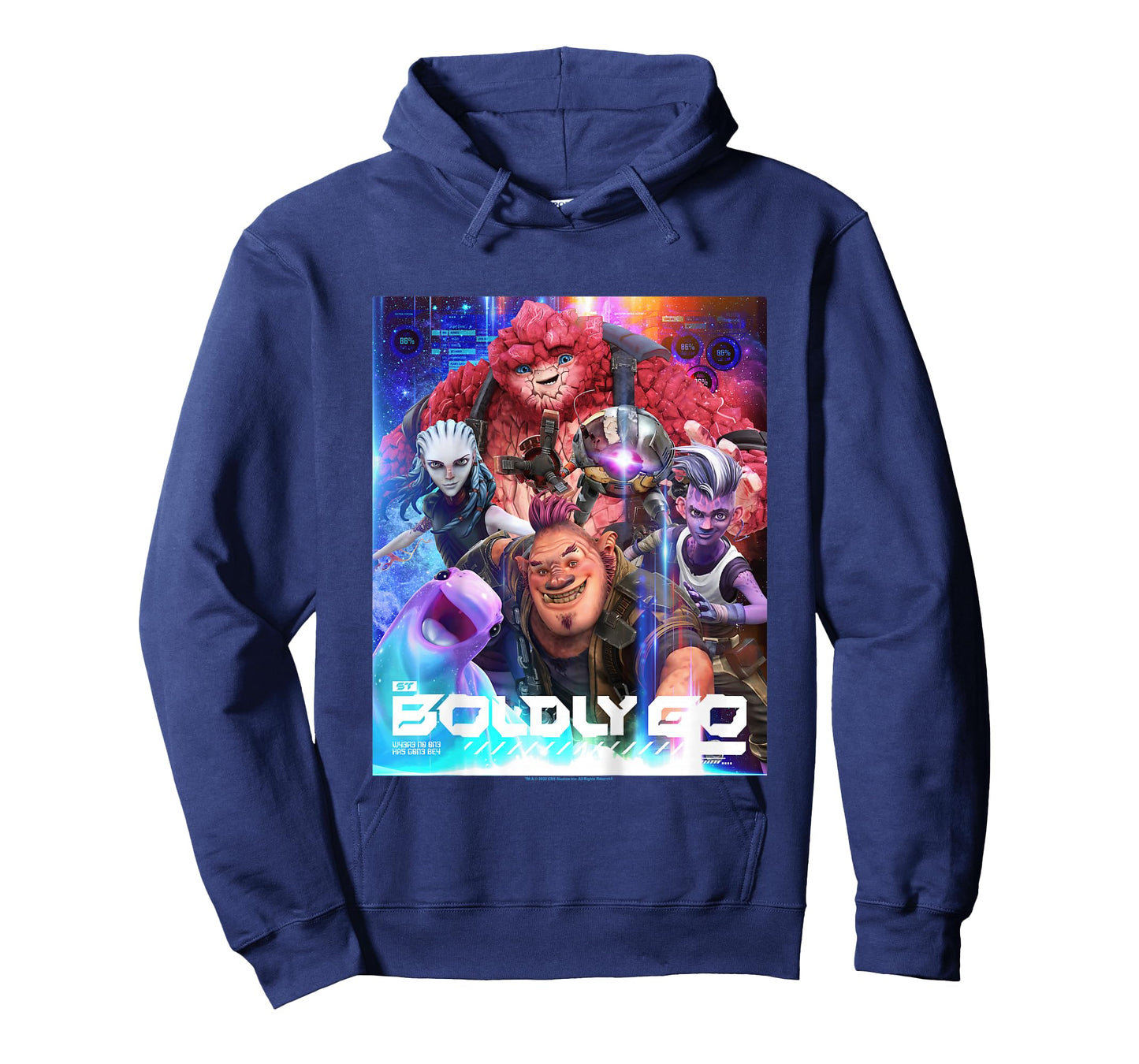 Kids Star Trek: Prodigy Boldly Go Poster T-Shirt