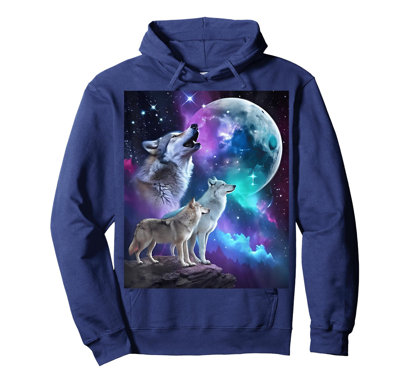 3 Wolf Moon Howling Wolf Head Funny Wolves For Men Women Fun T-Shirt