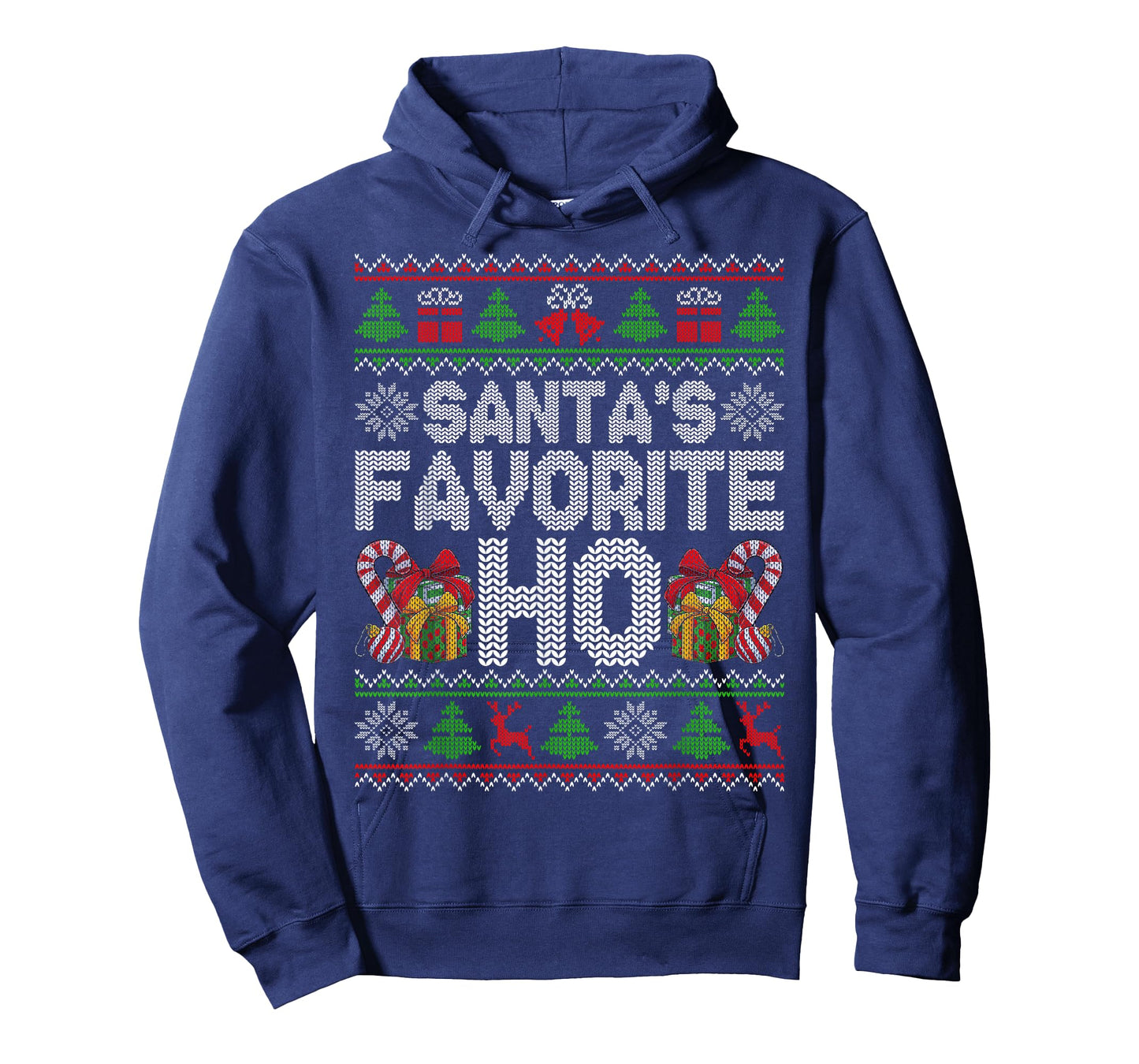 Funny Santa's Favorite HO Ugly Christmas Sweater Xmas Pajama T-Shirt