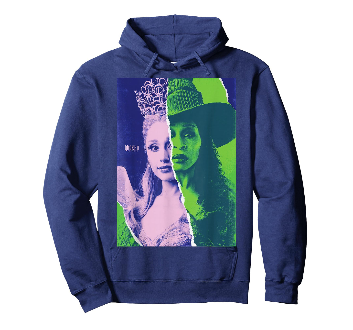 Wicked: for Good Glinda and Elphaba Split Portrait T-Shirt