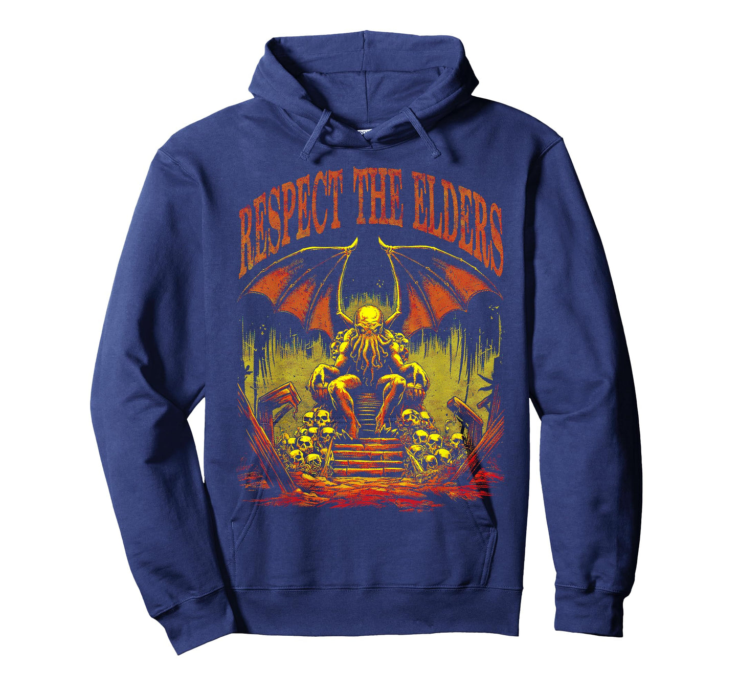 Cthulhu, Respect for The Elders Gothic Daemonic Horror Cthulhu T-Shirt