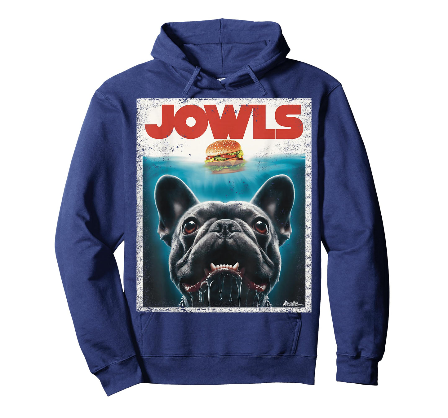 Funny Black French Bulldog Jowls Top, Frenchie Mom, Dog Dad T-Shirt